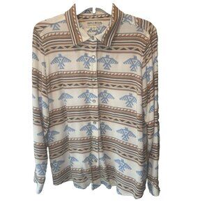 Idyllwind Thunderbird Featherlight Womens Long Sleeve Snap Western Top M Ranch